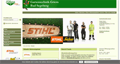 Desktop Screenshot of gartentechnik-griem.de